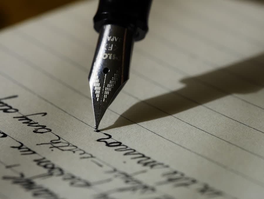 Field notebook used to gather long-tail testimonials from past clients
